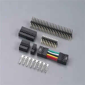 double row tjc8 female male 2.54mm 4 10 20 pin connector housing wafer with terminal pin
