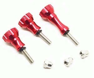 Trong Kho Nhà Sản Xuất Kích Thước Khác Nhau 1 Dài + 2 Núm Ngón Tay Cái Ngắn Bu Lông Không Gỉ Nut Cho Gopro - Product Image 2