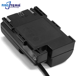 แบตเตอรี่ปลอม LP-E6 DC Coupler DR-E6 DRE6 ACK-E6ตัวเชื่อมต่อแหล่งจ่ายไฟสำหรับกล้อง Canon <span class=keywords><strong>EOS</strong></span> 5D <span class=keywords><strong>Mark</strong></span> <span class=keywords><strong>II</strong></span> III 5D2 5D3 <span class=keywords><strong>6D</strong></span> 7D 60D SLR - Product Image 1