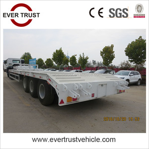 Remolque de camión de cama baja de 3 <span class=keywords><strong>ejes</strong></span>, <span class=keywords><strong>precio</strong></span> bajo, 100 toneladas a la venta - Product Image 6