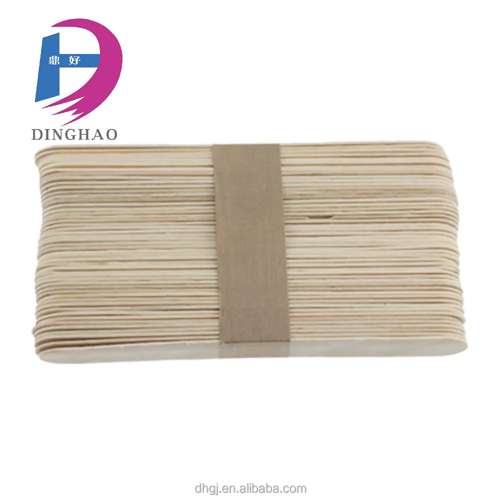 FSC High Quality Children DIY Birch Natural Wood Ice Cream Stick 10000pcs per carton