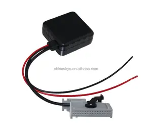 Rns-E Navigation Bluetooths Aux Input Adaptor 32-Pin With Filter For Audi A4 A6