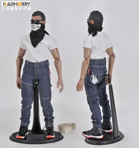 Celana Jeans untuk Action Figure Mainan Anak Laki-laki 1/6 Tentara