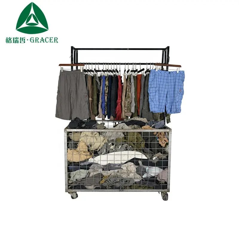 free used clothes used clothing bale adult cargo short pants second hand clothes in europe