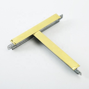 Décoration intérieure maison matériaux de Plafond T <span class=keywords><strong>grille</strong></span>/T bar Doré Miroir surface - Product Image 2