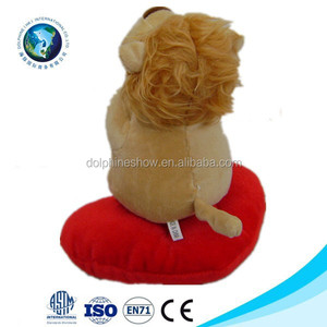 Wedding jirafa de peluche de juguete de <span class=keywords><strong>san</strong></span> valentín con el corazón cojín - Product Image 4