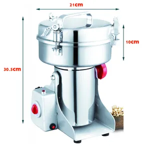 800g Super Fijne Sesam Amandel Poeder Molen Machine spice slijpen tarwe molen machine
