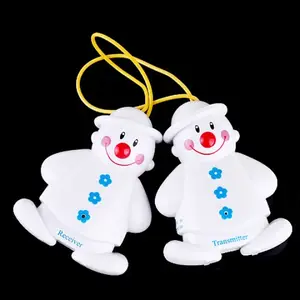 Wireless Infant Baby Alarm Sleep Cry Detector Monitor Security Safe Call Watcher Reminder Lovely Snowman Design