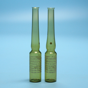 Fabricante de ampola de vidro âmbar médico de 1ml