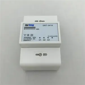 Forlong DRT-341A 3 fazlı kWh din ray ölçer Kayıt ekranı kablosuz kwh metre