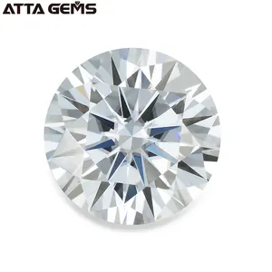عالية الجودة DEF اللون VVS جولة قطع الماس فضفاضة 8 مللي متر مويسانيتي سعر بالقيراط