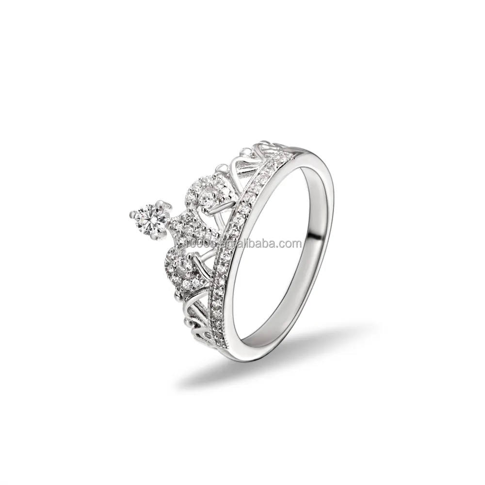 Уникальные кольца в виде короны, серебряные украшения для женщин