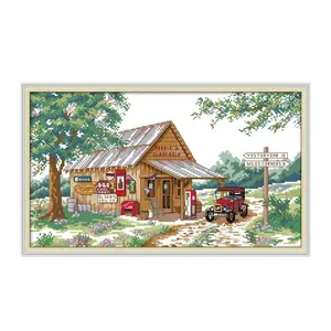 NKF Roadside Gas Station China cross stitch wholesale supplies