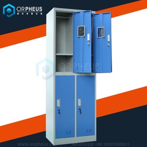 <span class=keywords><strong>Taquilla</strong></span> metálica de dos cuerpos con doble puerta cada uno.4 <span class=keywords><strong>armario</strong></span> - Product Image 1
