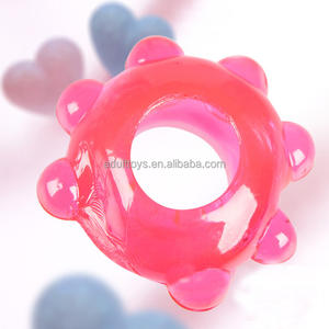 Billige Sonne und Blume Kunststoff Verzögerung Förderung Sex Penis Ring - Product Image 4