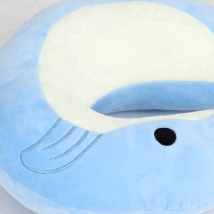 Juguete de Peluche de Delfín, Almohada de Viaje Súper Suave con Soporte para Cuello y Cabeza, Cojín de Masaje, Lindo Animal de Peluche para Niños, Almohada de Viaje en Forma de U para el Cuello - Product Image 5