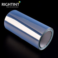 Film PET métallisé opaque argenté auto-adhésif résistant à la chaleur de qualité stable, taille personnalisable, rouleau jumbo