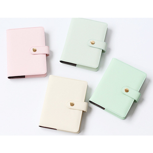 Warna-warni Kiki K gaya PU Notebook kulit hadiah kualitas tinggi A6 cincin Flip <span class=keywords><strong>Mini</strong></span> buku dipersonalisasi <span class=keywords><strong>3</strong></span> cincin pengikat <span class=keywords><strong>Mini</strong></span> 80 lembar - Product Image 6