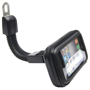 Supporto Flessibile in Metallo per Schermo Max 7 Pollici, Borsa Impermeabile Anteriore per Bici e Moto, Porta Cellulare per iPhone Samsung - Product Image 1