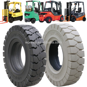 Neumáticos de goma sólida para todoterreno, ruedas industriales, 6,00-9 6,00-15 6,50-10, piezas de repuesto para carretilla elevadora, fabricante directo - Product Image 2