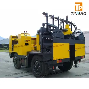 Static cone penetration test CPT vehicle wheel type for soil