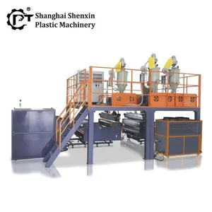 Shanghai Shenxin fábrica fabricados com precisão de alta velocidade roll folha de envoltório da película da bolha de ar de plástico produzindo a máquina