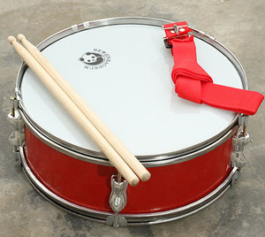 <span class=keywords><strong>Tambour</strong></span> à <span class=keywords><strong>percussion</strong></span> en acier rouge, instrument de musique de nouvel an, avec bord en acier rouge, 13 et 14 pouces - Product Image 2