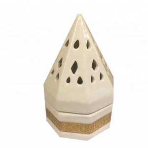 เปียโนสีขาวlacquerเสร็จสิ้นหรูหราไม้pyramideกระถางธูป - Product Image 1