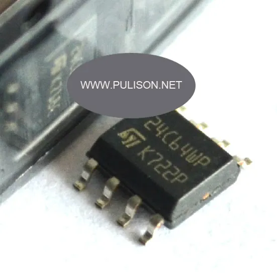 Pulison chips IC ST24C64 24C64WP M24C64WMN6TP SOP8