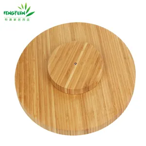 Rotatable bamboo cutting board wholesale for cake