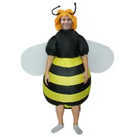 יפה דבורת דבש צהוב תלבושות בעלי החיים קמע מתנפח לפוצץ מסיבת קישוט מתנפח תלבושות למבוגרים