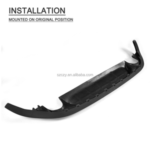 Golf7 MK7 Clubsport estilo parachoques trasero difusor para Volkswagen VW <span class=keywords><strong>GTI</strong></span>/R. 14-17 - Product Image 4