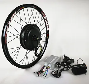 3000w इलेक्ट्रिक रियर व्हील हब मोटर किट 48V के लिए बाइक ई बाइक रूपांतरण किट बिजली साइकिल