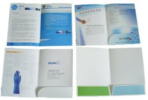 โฟลเดอร์การนําเสนอธุรกิจขนาด <span class=keywords><strong>A4</strong></span> สีขาวเรียบง่ายพร้อมที่ใส่บัตรกระดาษออกแบบโลโก้สีดําสําหรับกระเป๋าเอกสารหรือกระเป๋า - Product Image 3