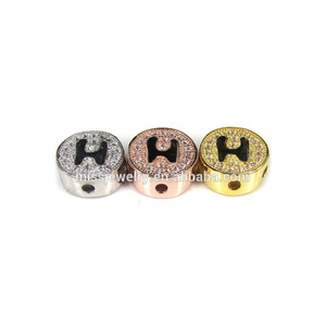 CZ pavimenta granos del espaciador con la letra - Product Image 6