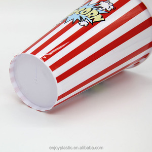 Seau à <span class=keywords><strong>pop</strong></span>-<span class=keywords><strong>corn</strong></span> personnalisé en plastique pp réutilisable 1L - Product Image 6