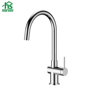 Espectáculo en casa diseño simplificado cromado latón grifo de la cocina - Product Image 3