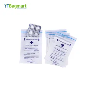 YTBagmart Medical Use Medicine Dispens ing Umschlag Kunststoff Zip Lock Pill Bags