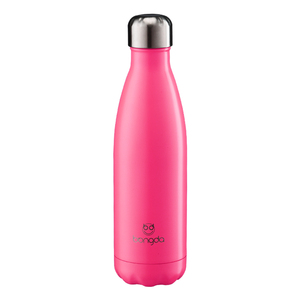 Meilleure vente 500ml flacon à vide à double paroi en acier inoxydable isolé sous vide <span class=keywords><strong>bouteille</strong></span> d'eau en forme de cola avec couvercle - Product Image 1