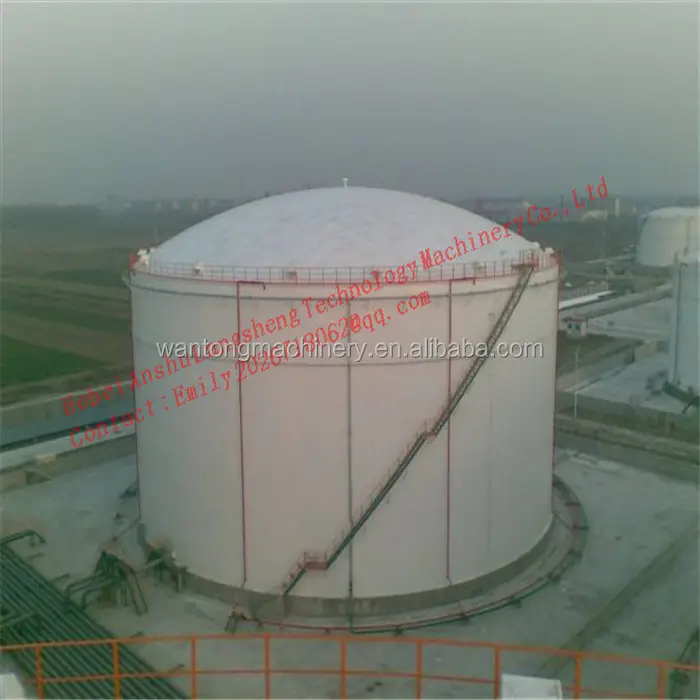 10000m3 Grote Brandstof Olie Opslagtank Verticale Industriële Zware Stookolie Tank