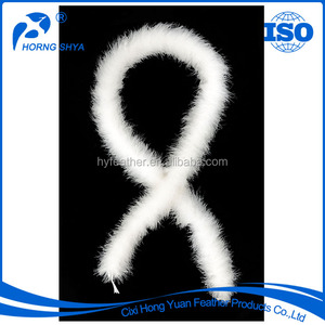 NO 1 Plumes Fournisseur En Chine STOCK Haute Qualité <span class=keywords><strong>2</strong></span> Mètre Muli Couleur de Plume de Marabout Boa Avec Diverses Spécifications - Product Image 1