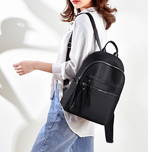 Zaino in tela Oxford impermeabile per adolescenti creativo zaino in poliestere a spalla morbida a pois Logo personalizzato - Product Image 4