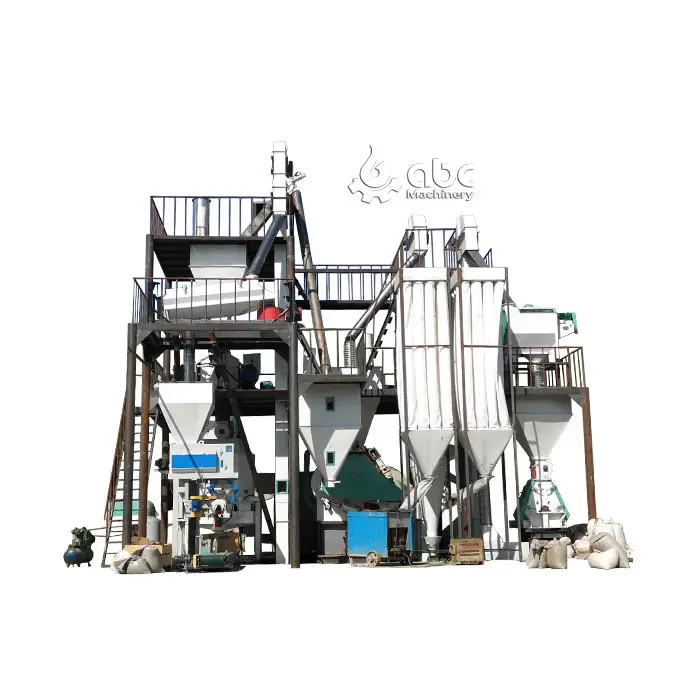 poultry feed machine price in pakistan making 7 ton per hour large scale feed pellet production plant