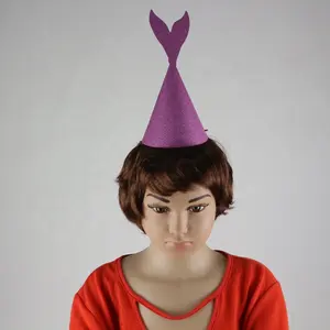 Sombrero divertido de papel para fiesta de cumpleaños para niños, gorro de fiesta de princesa de lujo, el más Popular