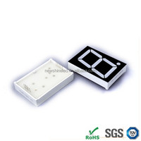 Fabricante Vende Pantalla LED de 7 Segmentos de 2.3 Pulgadas con Certificación RoHS, Pantalla LED de 7 Segmentos de 2.3 Pulgadas Súper Brillante, LEDs de Siete Segmentos