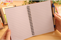 Carnet A5 écologique avec stylo et note autocollante