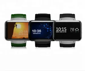 DM98 Smart horloge MTK6572 1.2 ghz 2.2 inch IPS HD 900 mah Batterij 512 mb Ram 4 gb Rom Android 3g WCDMA GPS WIFI smartwatch