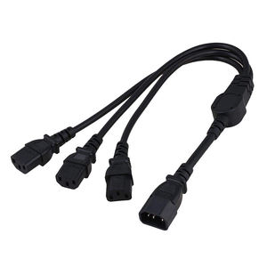 C14 Đến Dual C13 Dây Cáp Bộ Chuyển Đổi Loại Y Nguồn Ngắn - Product Image 6