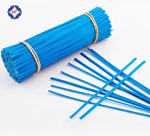 PVC Nhựa Tráng Đơn Sắt Dây Twist Ties Đối Với RÀNG BUỘC