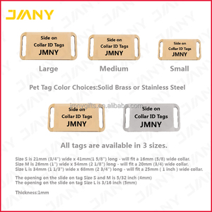 Etiqueta de Identificación para Perros al por Mayor, de Acero Inoxidable, Estilo Moderno, 6 Colores, Deslizable, para Collares de Perro con Hebilla, Stock de Fábrica - Product Image 5